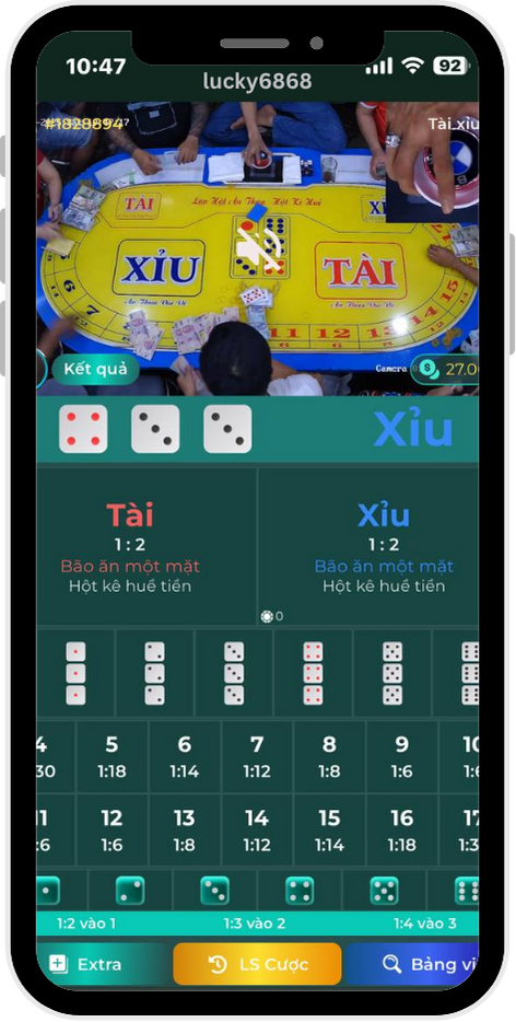 LUCKY6868.LIVE - CASINO TONHON | Tài Xỉu Livestream tại lucky6868